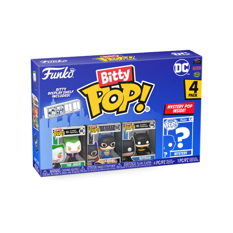 Funko Bitty Pop! Heroes: DC - The Joker 4 Pack - دمية